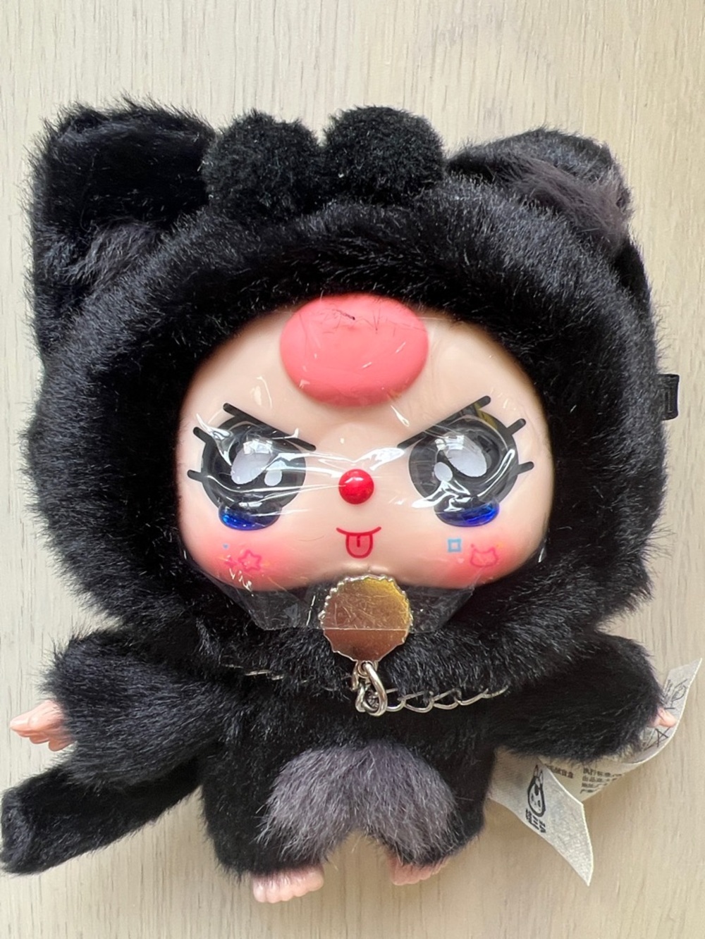 Black Cat plush with special eyes - Kids Accessory